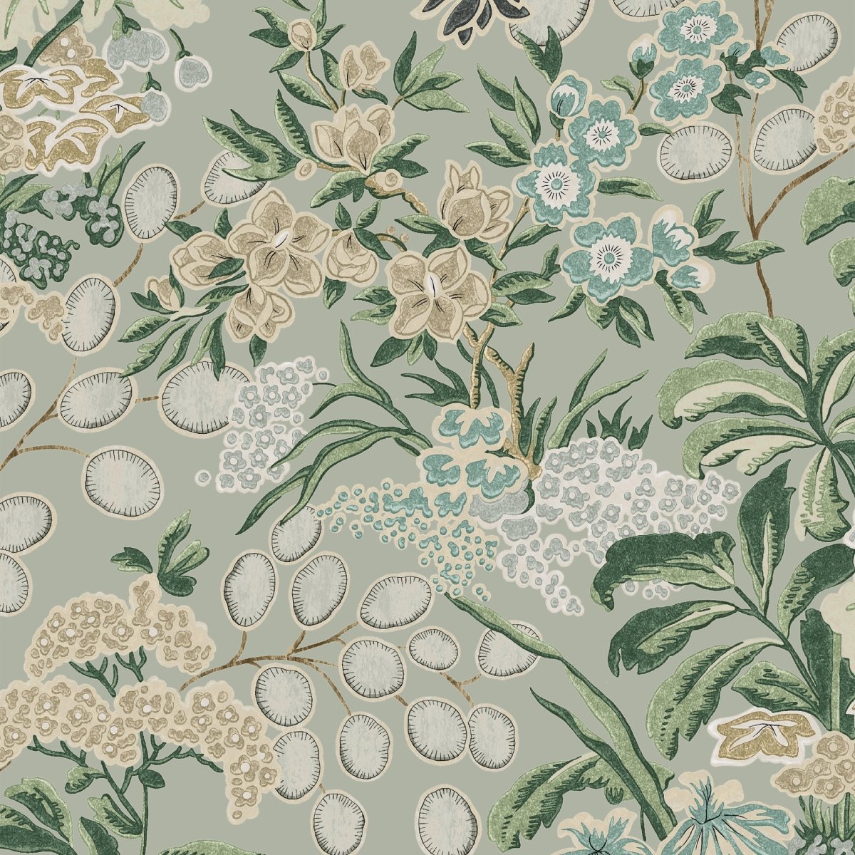 Thibaut Sojourn Meadow Behang T42039 - LAB COLOUR THE WORLD