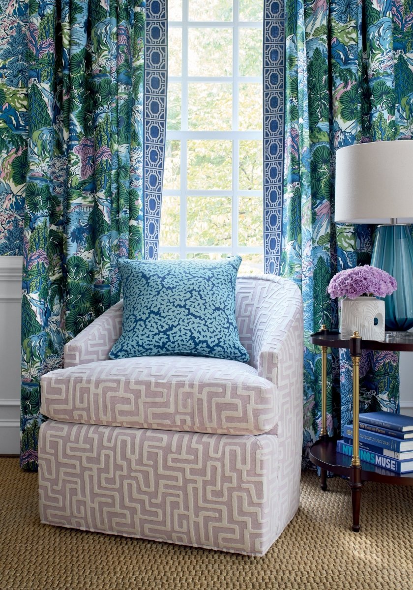 Thibaut Sojourn Pagoda Trees Behang T42024 - LAB COLOUR THE WORLD
