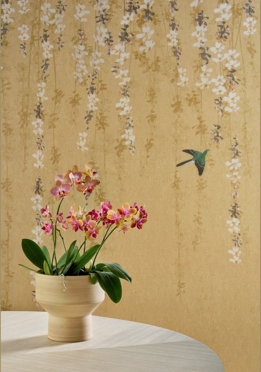 Thibaut Yutori Blossom Mural Behang TM24452 - LAB COLOUR THE WORLD