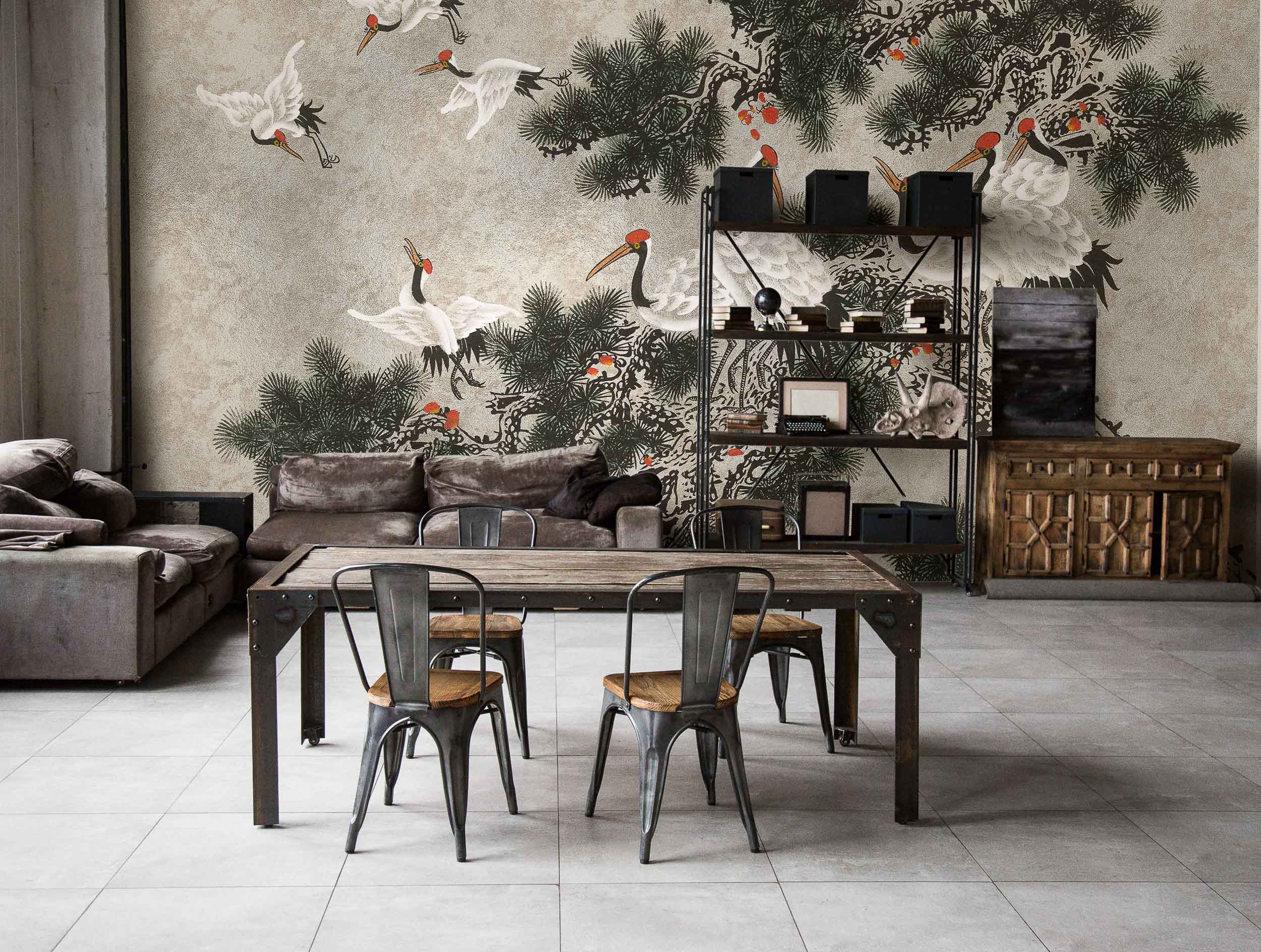 Coordonné Random Metallics Ukiyo behang 9600021S sfeer afbeelding 1