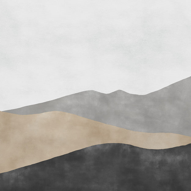 Les Dominotiers Valley Black, Grey & Beige Behang DOM 717