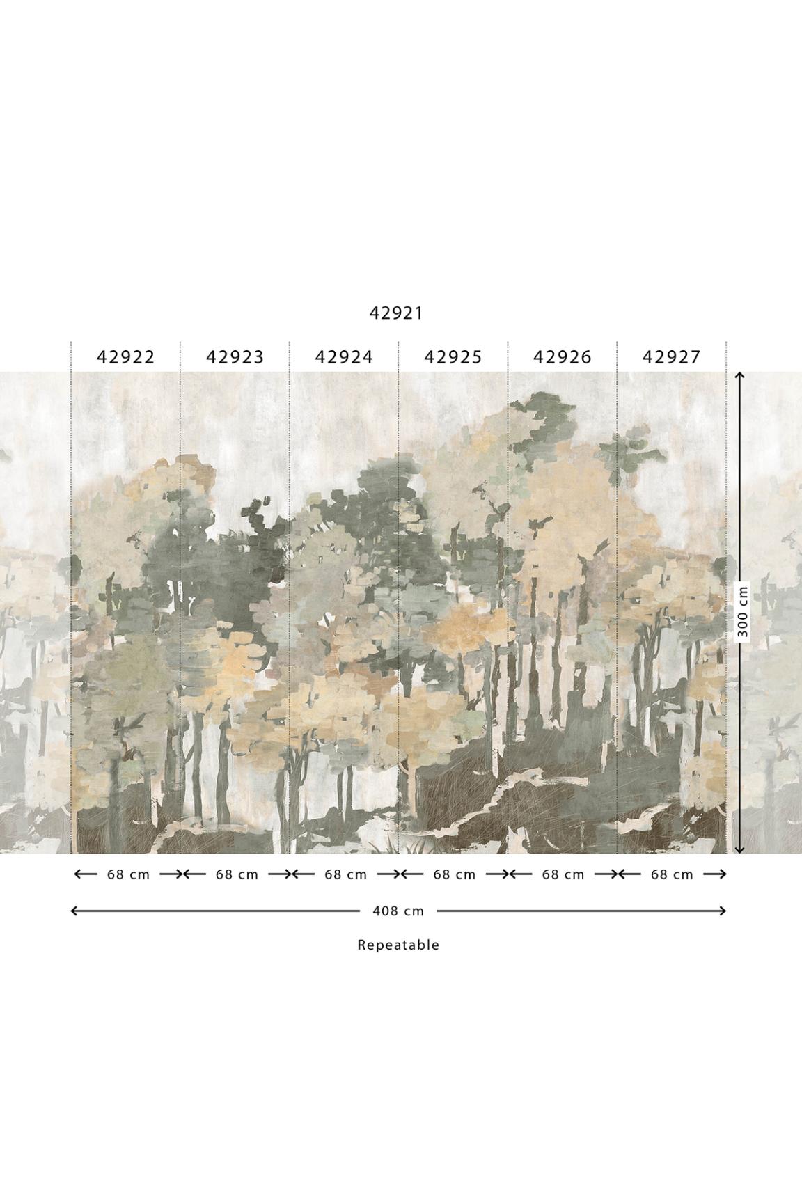 HookedOnWalls Milano Parco panels 42936