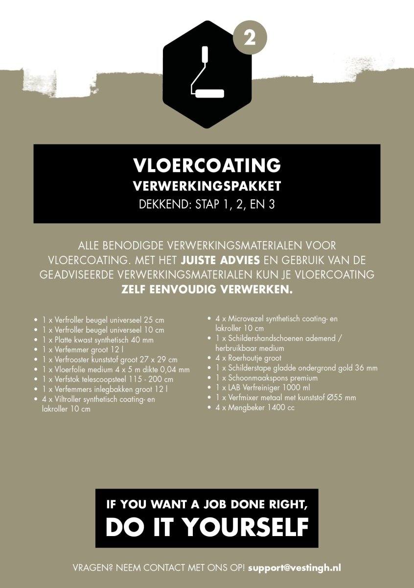 Vloercoating verwerkingspakket - LAB COLOUR THE WORLD