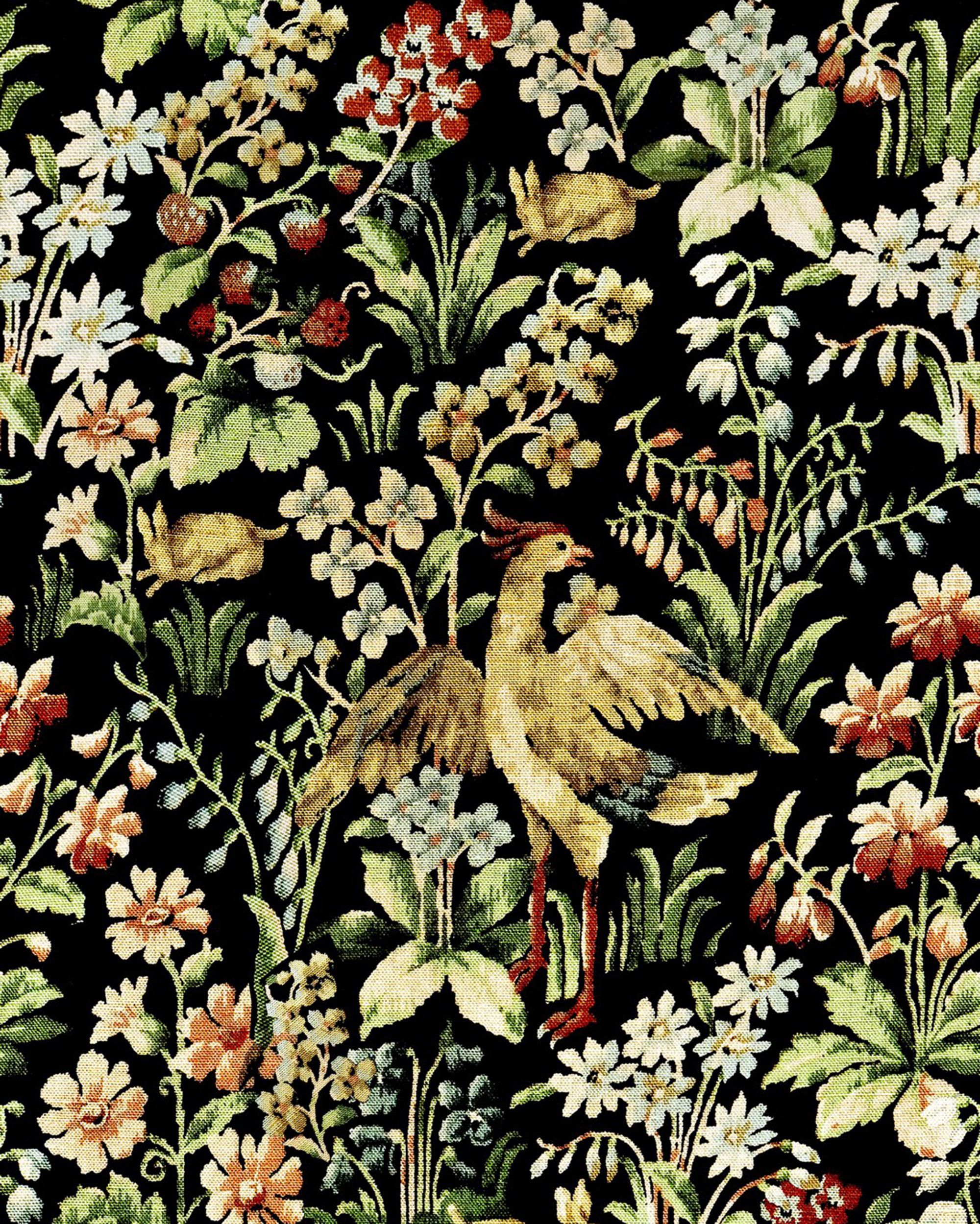 Mind The Gap Floral Tapestry Behang