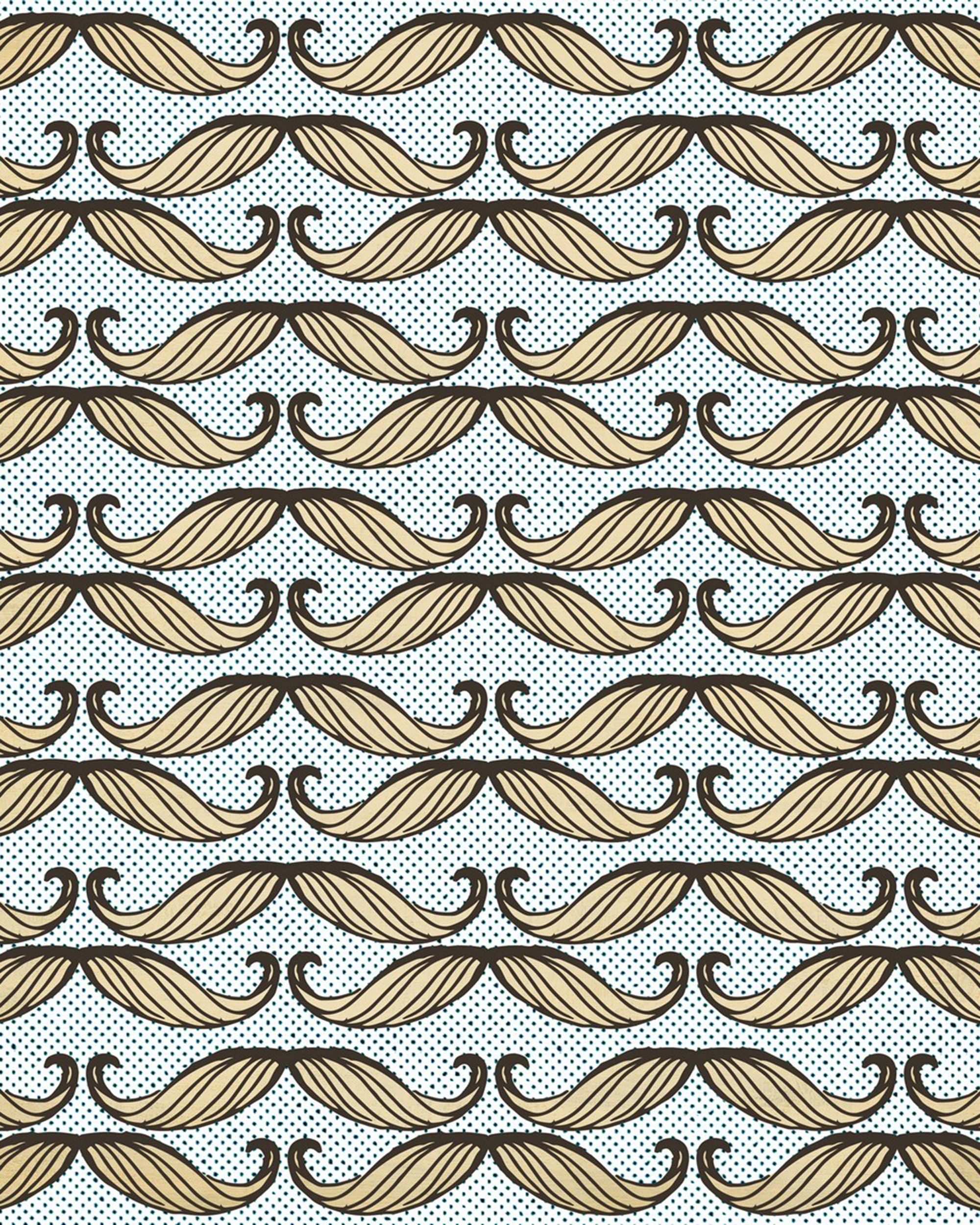 Mind The Gap Moustache Behang