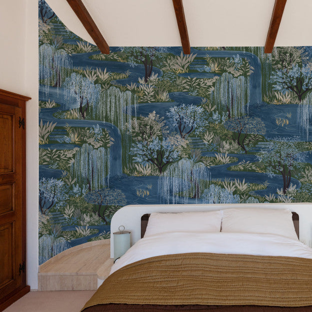 Les Dominotiers Water Garden Behang DOM 211