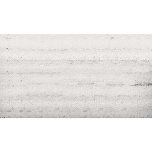 Les Dominotiers White Brick Wall Blanc Behang DOM 400