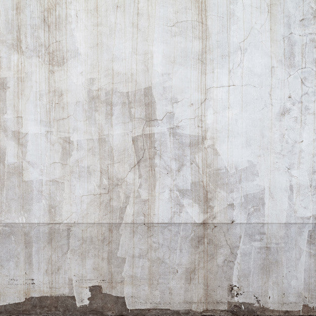 Les Dominotiers White Patina Wall Blanc Behang DOM 415