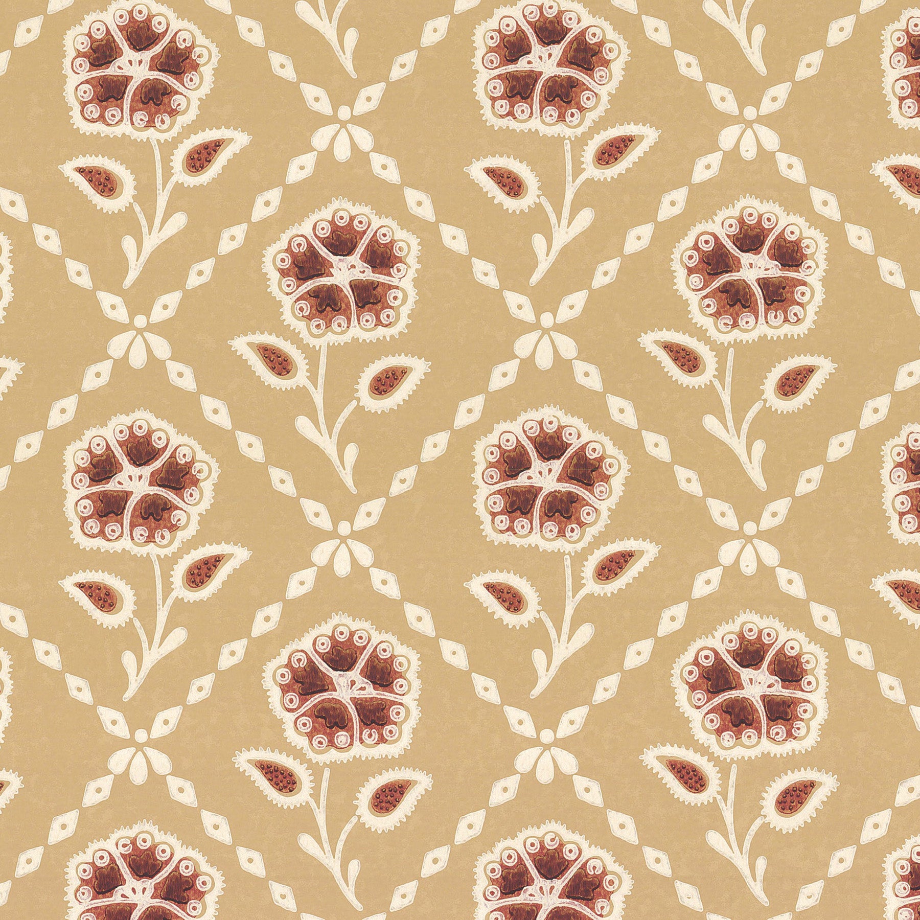 Little Greene Whitehall Behang 0284WHCEDAR - LAB COLOUR THE WORLD