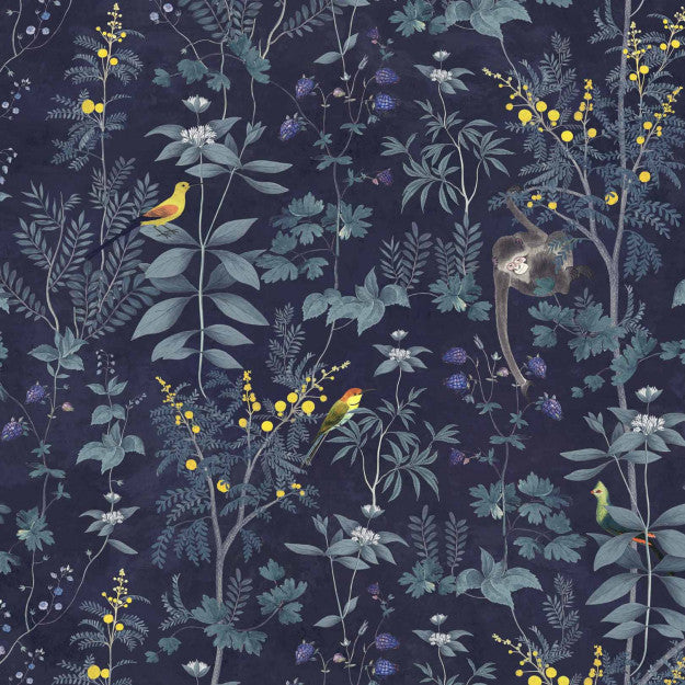 Les Dominotiers Wild Story, Midnight Behang DOM 307-1