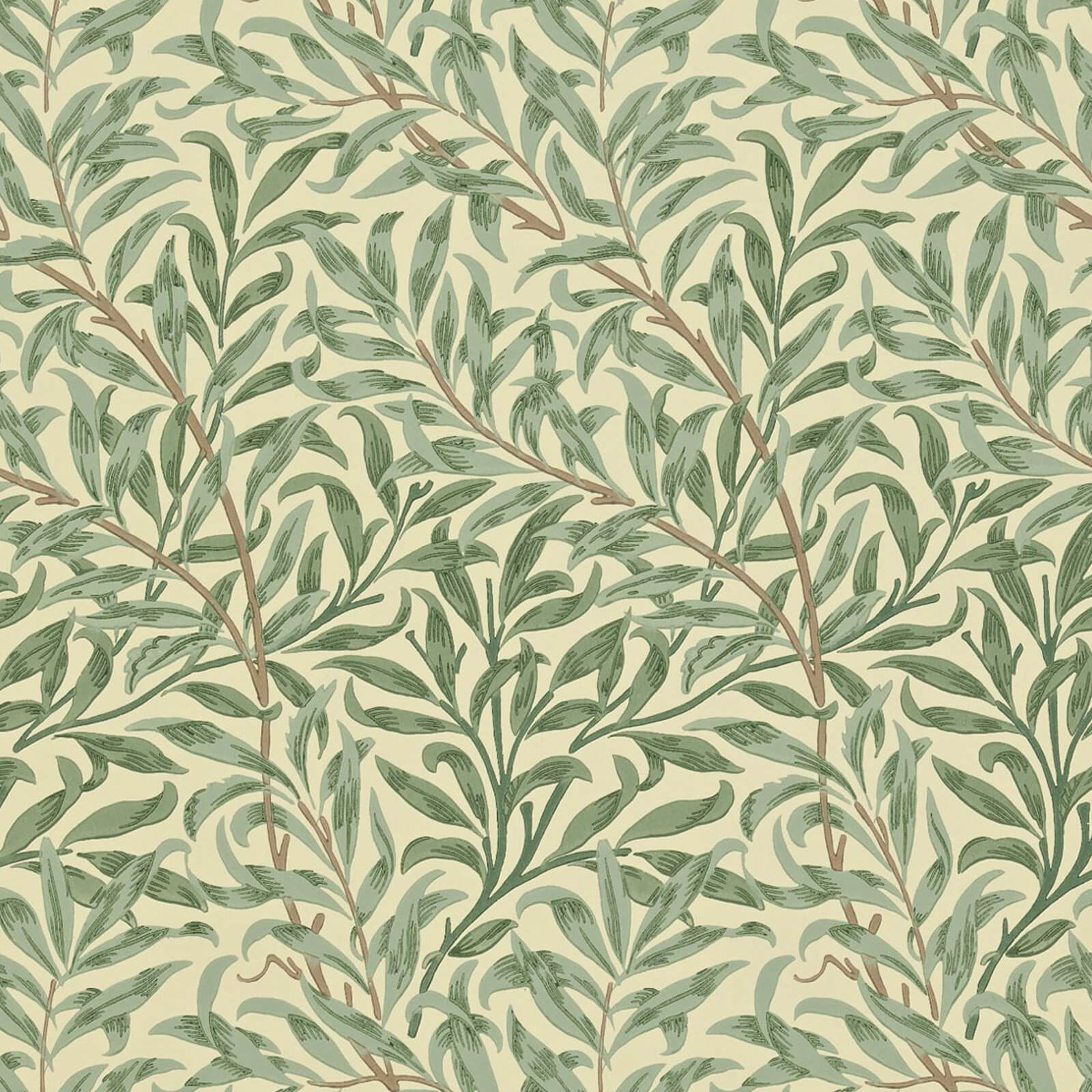 Morris & Co. Willow Boughs Behang 216480 - LAB COLOUR THE WORLD