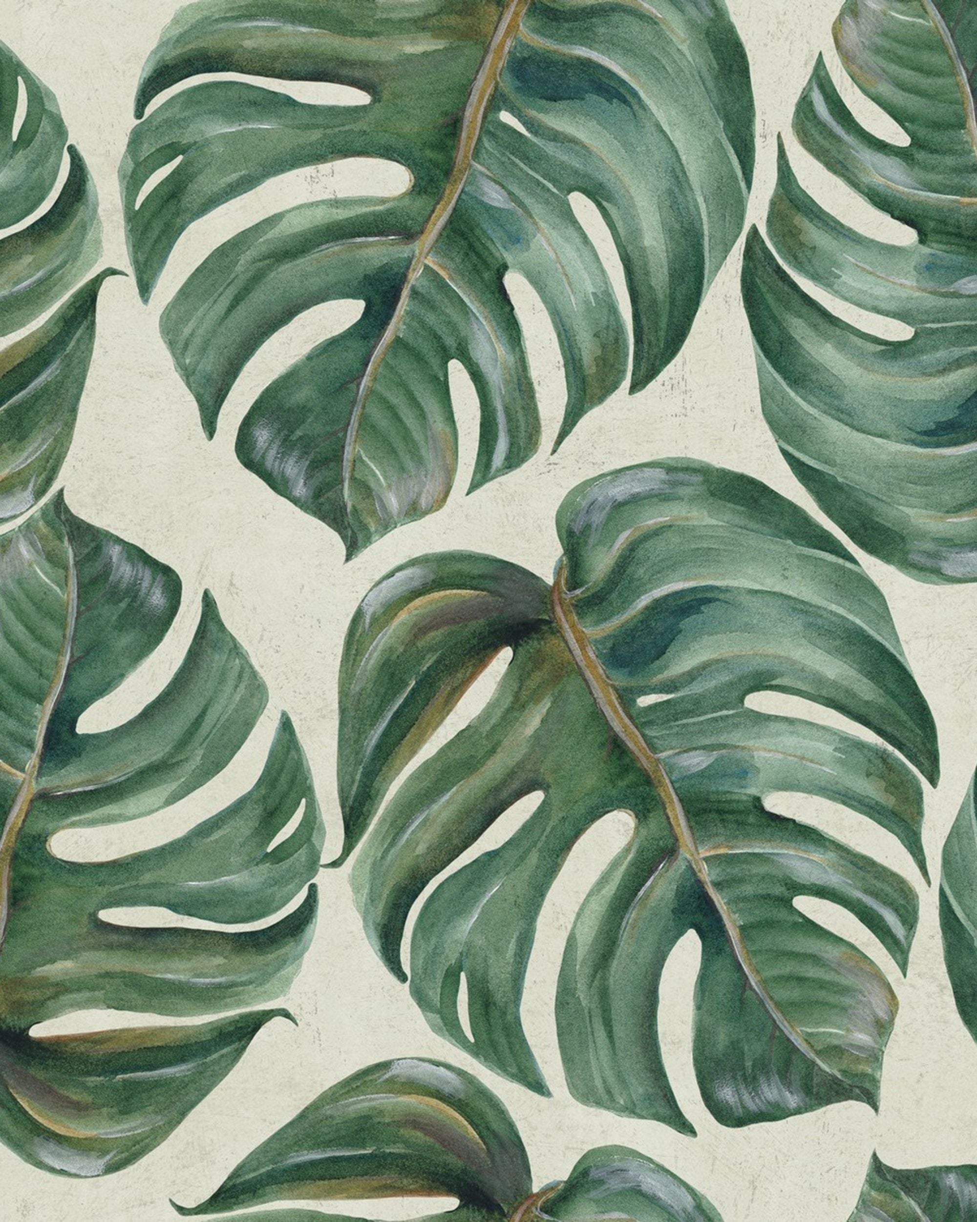 Mind The Gap Tropical Leaf Behang
