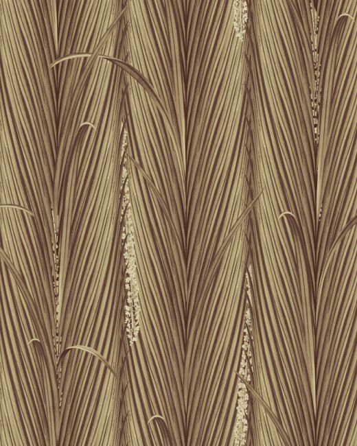 Mind The Gap Danube Foliage Sepia Behang