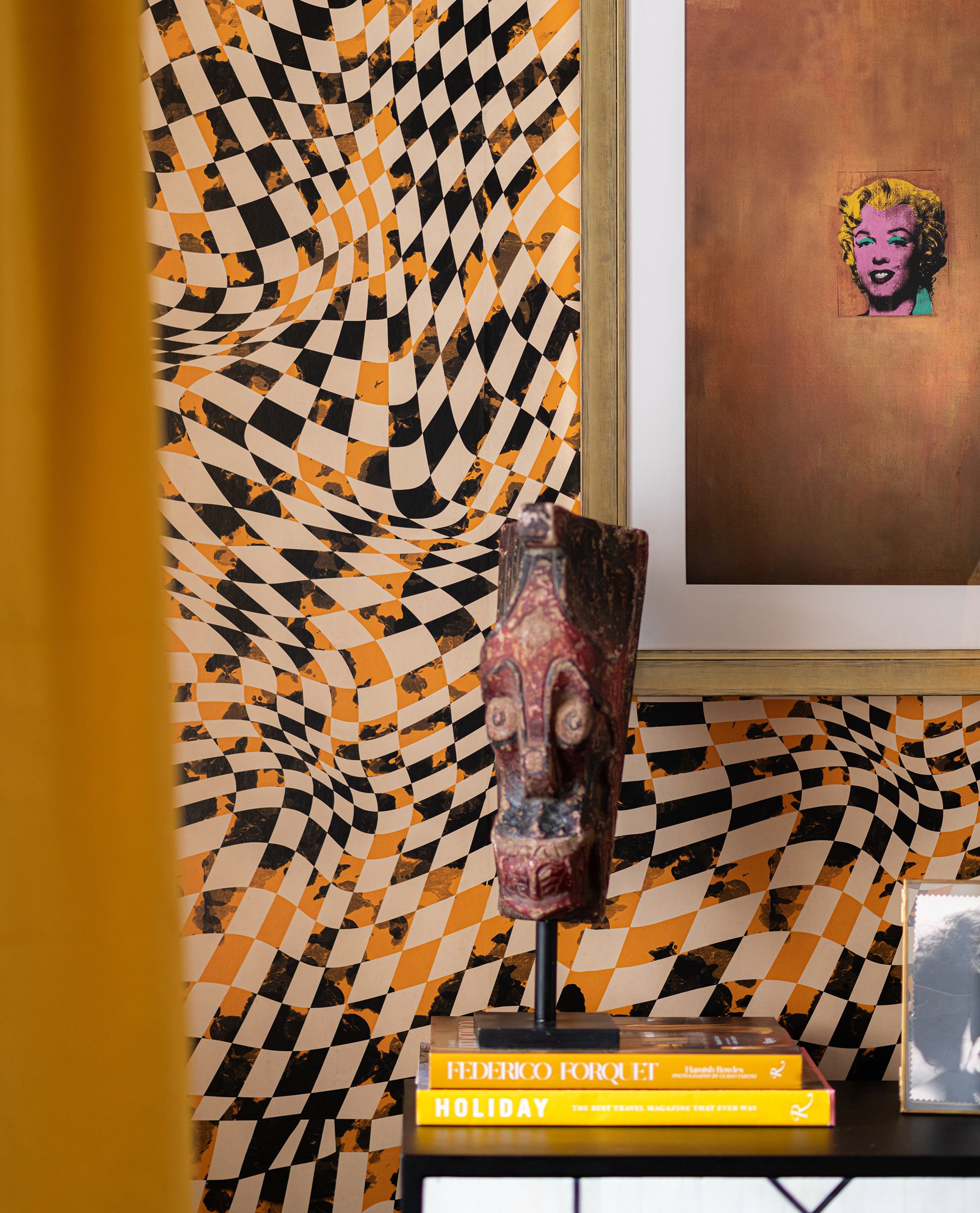 Mind The Gap Spontaneity Yellow Behang