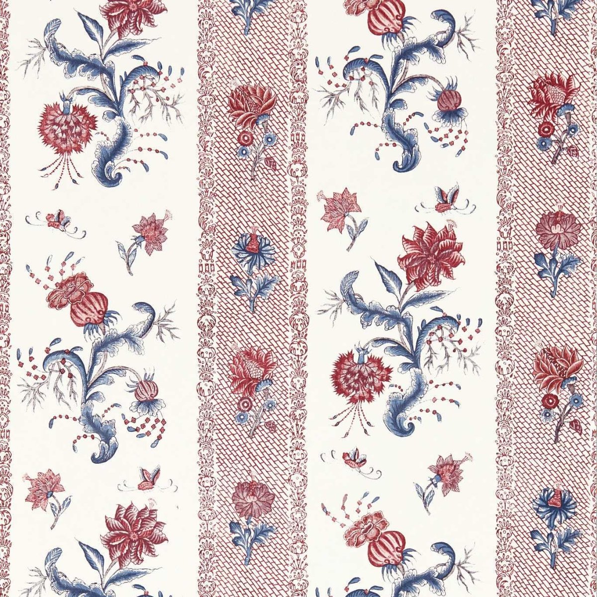 Zoffany Papaver Stripe Behang 313114 - LAB COLOUR THE WORLD