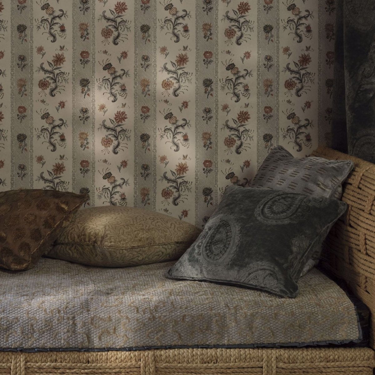 Zoffany Papaver Stripe Behang 313114 - LAB COLOUR THE WORLD