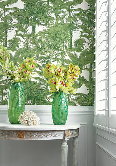 Thibaut Palm Botanical Behang Tropics Behang Collectie