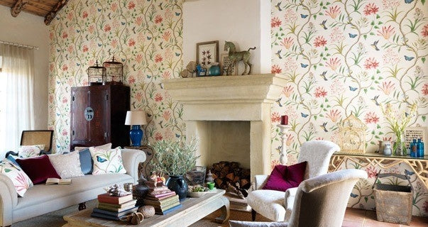 sanderson clementine behang sfeer 2
