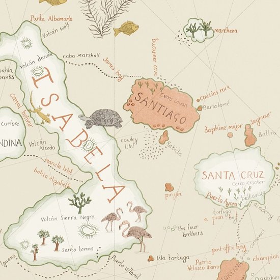 sanderson galapagos behang