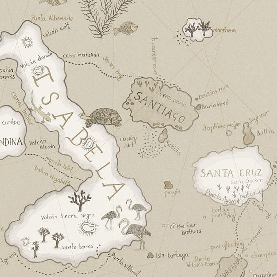 sanderson galapagos behang