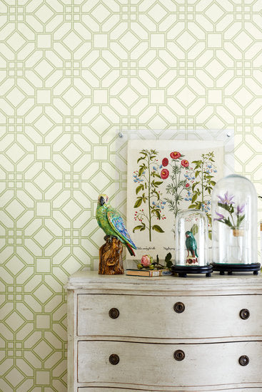 zoffany behang veranda trellis sfeer