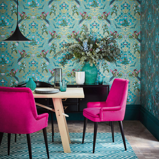 Little Greene Brodsworth Behang Empress Wallpapers V