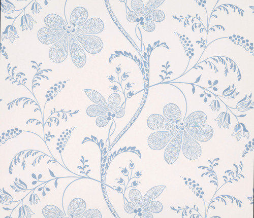 Little Greene Bedford Square Behang Porcelain Wallpapers V sfeer