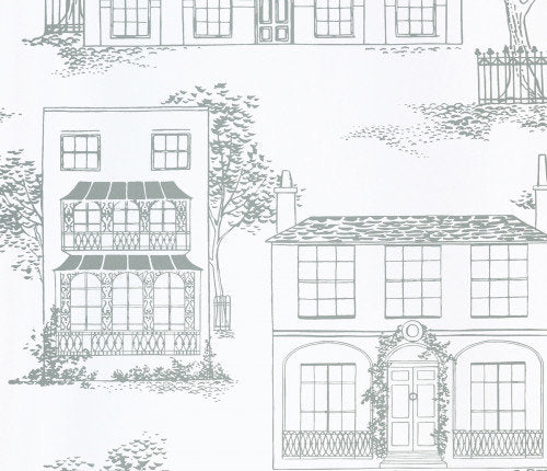 Behang Little Greene Hampstead Glass 20th Century Papers Collectie Luxury By Nature