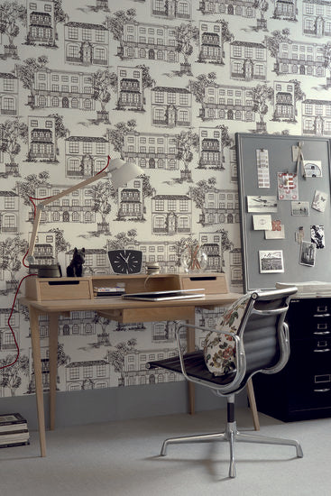 Behang Little Greene Hampstead Penumbra 20th Century Papers Collectie Luxury By Nature sfeer