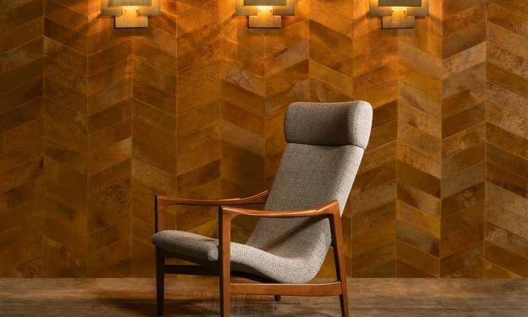 ARTE Montage 33525 camel vacht behang sfeer les cuirs collectie