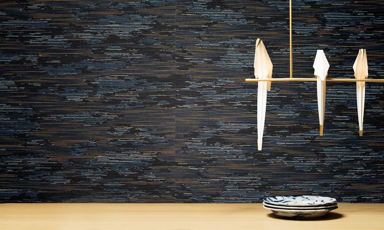 Moooi Tie-Tami behang ARTE Tokyo Blue behang collectie Luxury By Nature