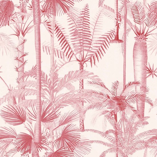 Mind the Gap Palmera Cubana Pink behang