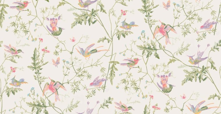 Cole & Son hummingbirds 100/14067 behang