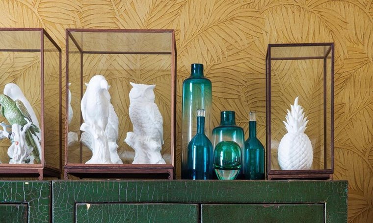 Arte Sabal behang goud palmen 75205