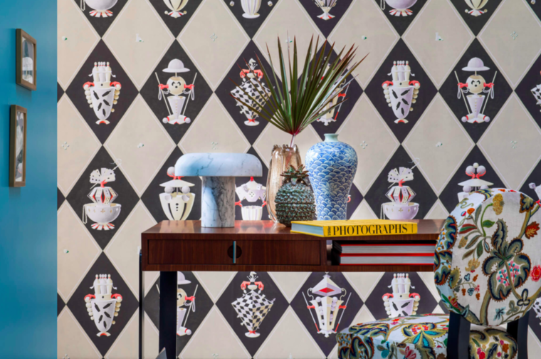 Pierre Frey Jeux de dupes Behang FP497001