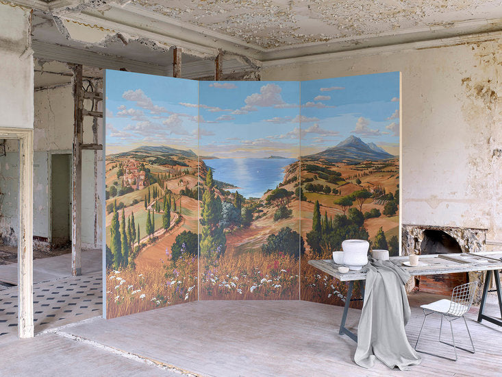 Pierre Frey Voyage en Toscane la Campagne Behang FP612002