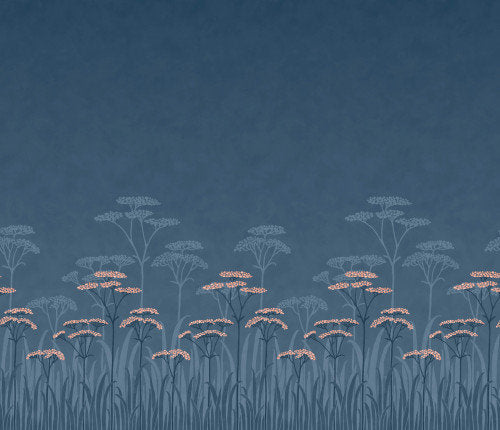 Little Greene Achillea Behang National Trust Papers Nighttide