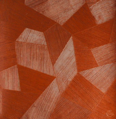 behang arte facet monsoon behangpapier rood