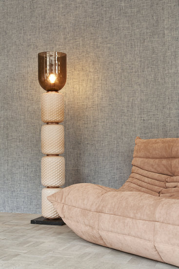 ARTE Waffle Weave Behang Brick Red - Icons Collectie