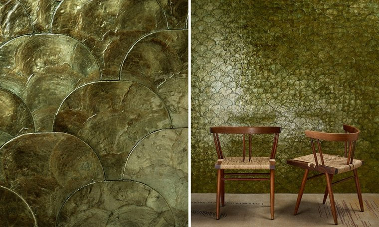 ARTE Camber Behang - Olive Valley