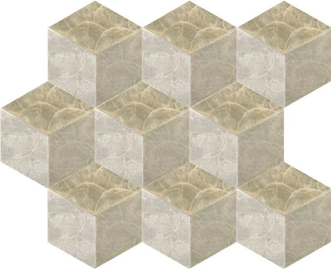 ARTE Cubic Behang - Burnt Sienna