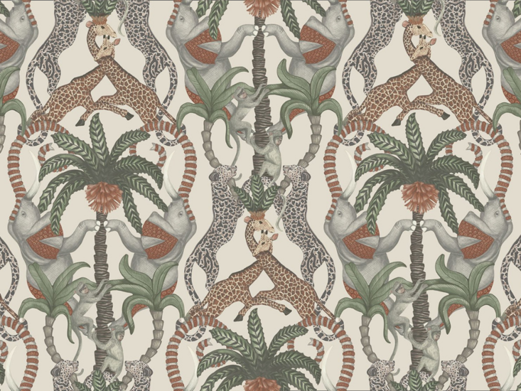 Cole & Son Safari Totem Behang Cole & Son Ardmore Jabula S119/2011