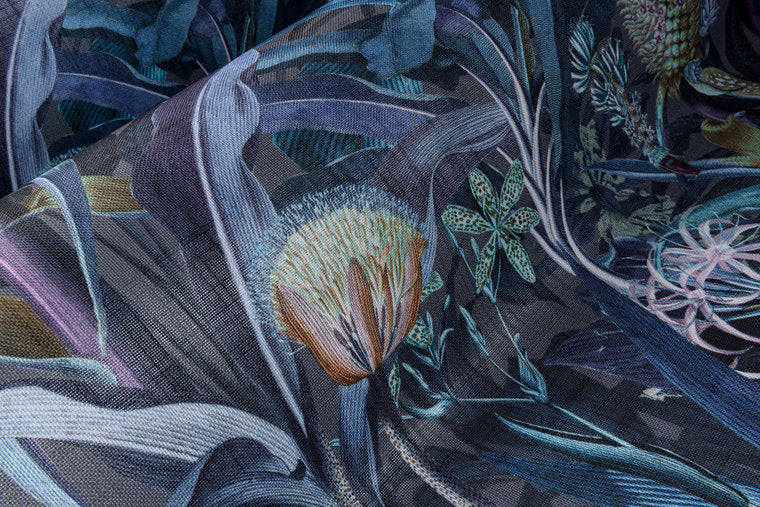 ARTE Blooming Pineapple Behang - Peacock - Luxury By Nature