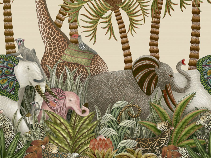 Cole & Son Letaba March Grasscloth Behang S119/11047