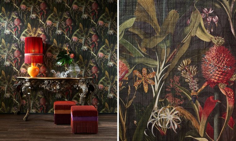 ARTE Blooming Pineapple Behang - 97601