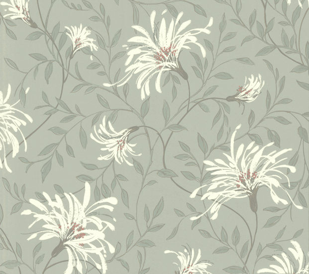 1838 Wallcoverings Fairhaven Behang Duck Egg 1601-101-04 - LAB COLOUR THE WORLD