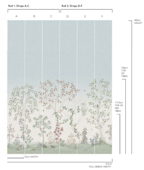 Cole and Son Seasonal Woods Silk Behang