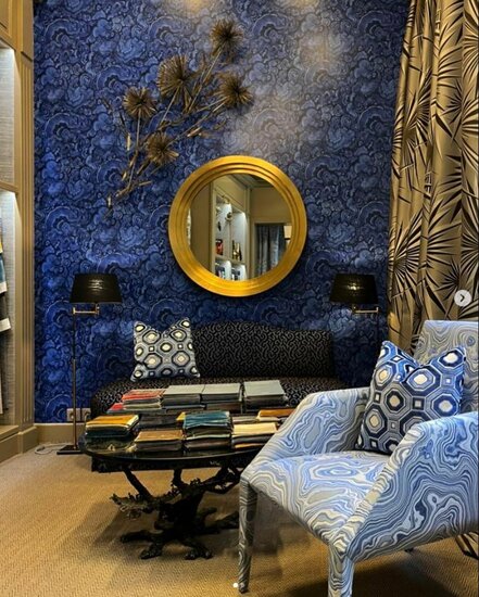 Jim Thompson malachite behang sfeer jim thompson 3 tony duquette