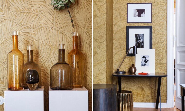 ARTE Sabal behang goud