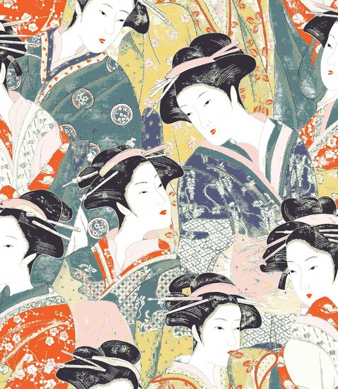 Gaston y Daniela Matsuyama behang geisha gdw-5665-001 sfeer